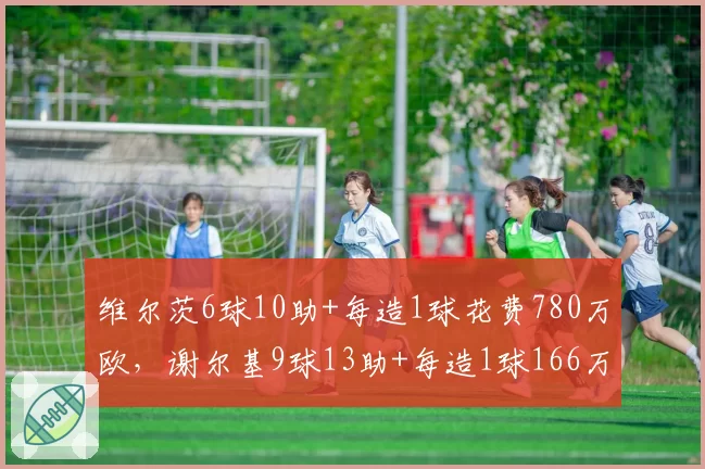 维尔茨6球10助+每造1球花费780万欧，谢尔基9球13助+每造1球166万